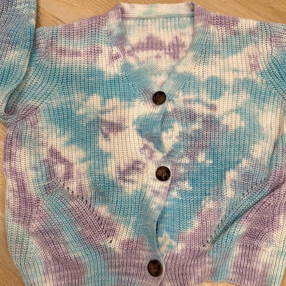 Hand made!! Tye dye sweater! Adult medium - Picture 3 of 3